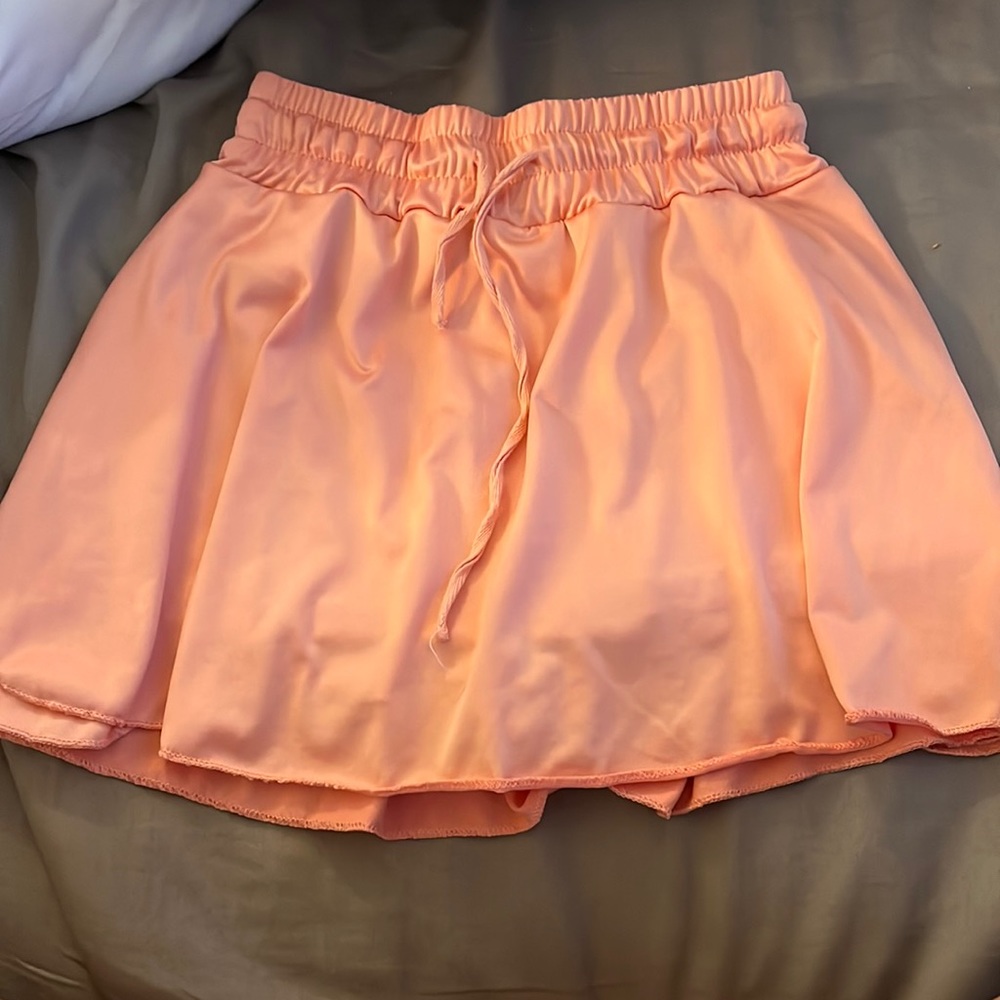 Orange/Pink Athletic Skirt